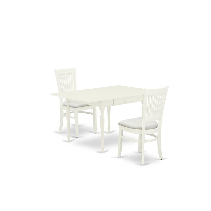 Dining Table - Dining Chairs MZVA3 - LWH - C By East West Furniture | Dining Sets | Modishstore
