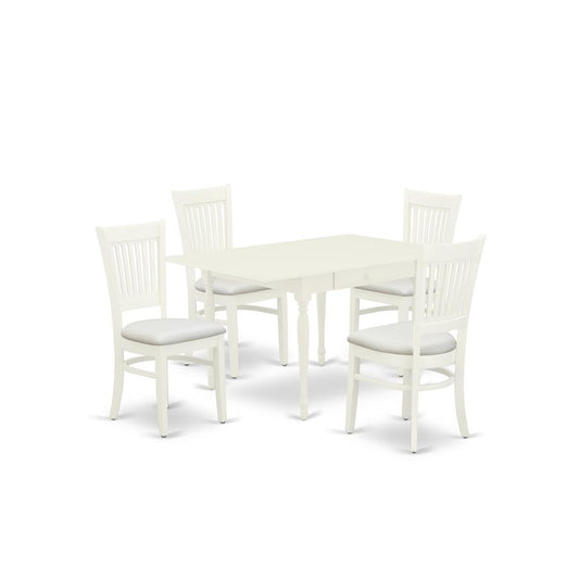 Dining Table - Dining Chairs MZVA5 - LWH - C By East West Furniture | Dining Sets | Modishstore
