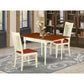 Dining Room Set Buttermilk & Cherry MZWE3 - WHI - W By East West Furniture | Dining Sets | Modishstore