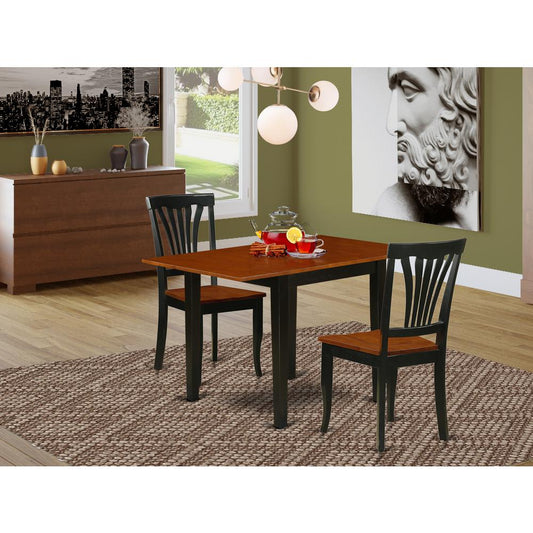 Dining Room Set Black & Cherry NDAV3 - BCH - W By East West Furniture | Dining Sets | Modishstore