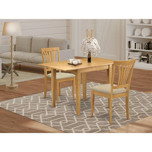 Dining Room Set Oak NDAV3 - OAK - C By East West Furniture | Dining Sets | Modishstore