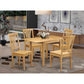 Dining Room Set Oak NDAV5 - OAK - W By East West Furniture | Dining Sets | Modishstore