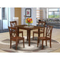 Dining Room Set Mahogany NDCL5 - MAH - W By East West Furniture | Dining Sets | Modishstore
