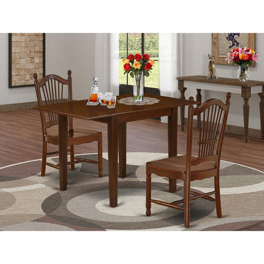 Dining Room Set Mahogany NDDO3 - MAH - W By East West Furniture | Dining Sets | Modishstore