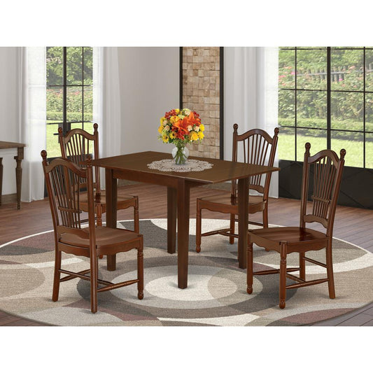 Dining Room Set Mahogany NDDO5 - MAH - W By East West Furniture | Dining Sets | Modishstore