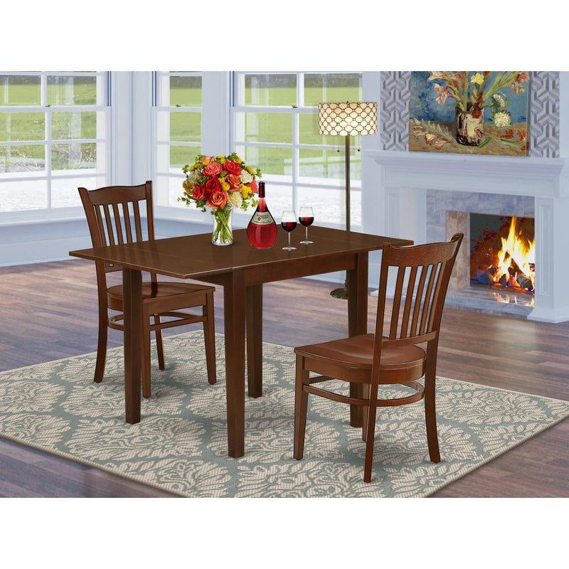 Dining Room Set Mahogany NDGR3-MAH-W By East West Furniture | Dining Sets | Modishstore