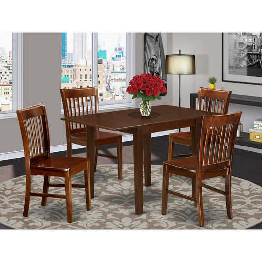 Dining Room Set Mahogany NDNO5 - MAH - W By East West Furniture | Dining Sets | Modishstore