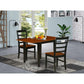 Dining Room Set Black & Cherry NDPF3-BCH-W By East West Furniture | Dining Sets | Modishstore