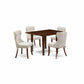 A Wooden Dining Table Set Of 4 Amazing Dining Chairs And Dining Table By East West Furniture | Dining Sets | Modishstore - 4