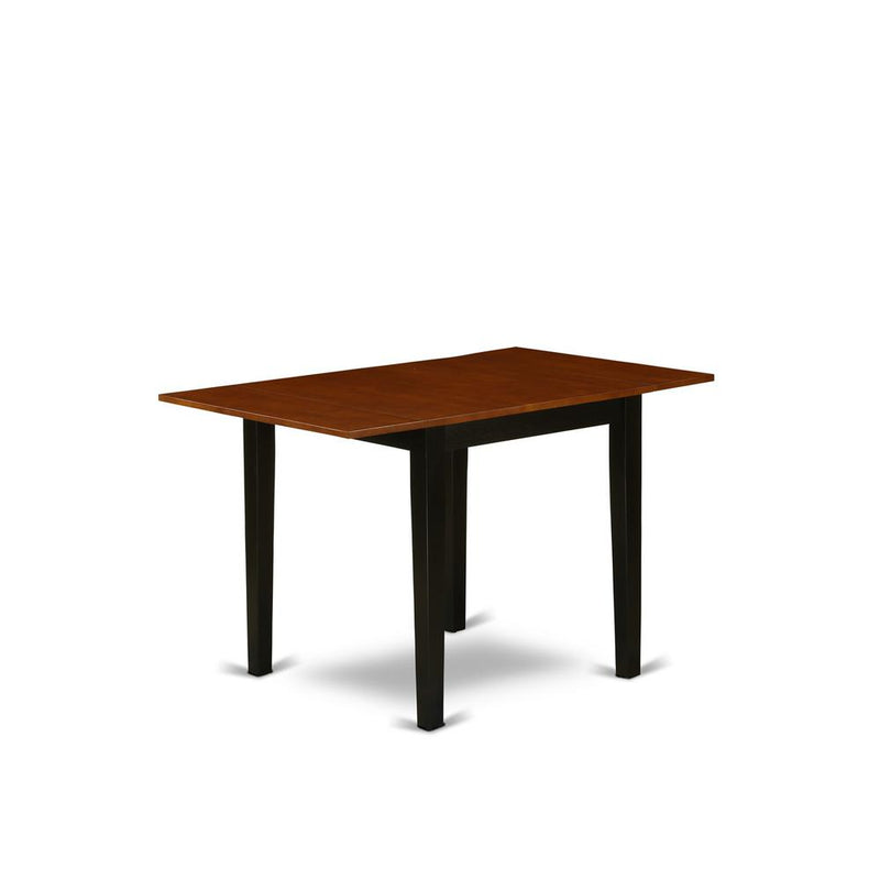 Dining Table Black & Cherry NDT-BCH-T By East West Furniture | Dining Tables | Modishstore
