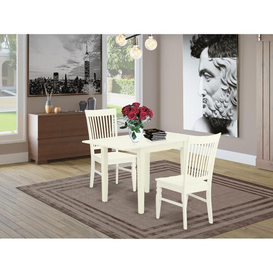 Dining Room Set Linen White NDWE3 - LWH - W By East West Furniture | Dining Sets | Modishstore