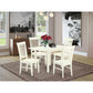Dining Room Set Linen White NDWE5-LWH-W By East West Furniture | Dining Sets | Modishstore