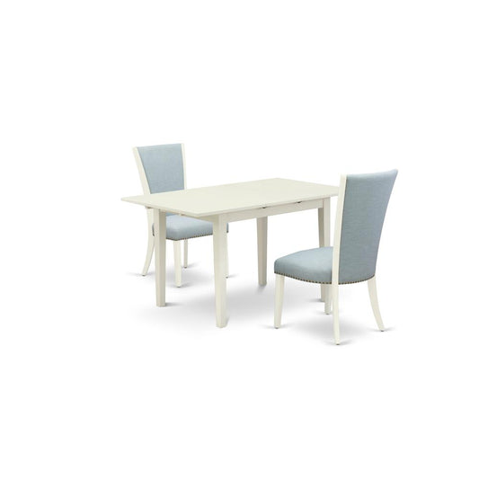 A Dining Table Set Of Two Amazing Kitchen Chairs And Dining Table By East West Furniture | Dining Sets | Modishstore