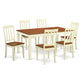 7 Pc Dinette Table Set -Dining Table And 6 Dining Chairs By East West Furniture | Dining Sets | Modishstore - 2