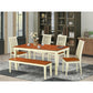 Dining Room Set Buttermilk & Cherry NIIP6-BMK-W By East West Furniture | Dining Sets | Modishstore