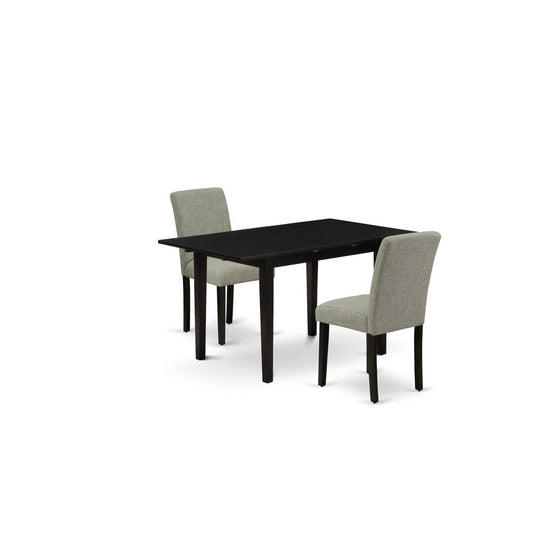 Dining Table - Dining Chairs NOAB3 - BLK - 06 By East West Furniture | Dining Sets | Modishstore