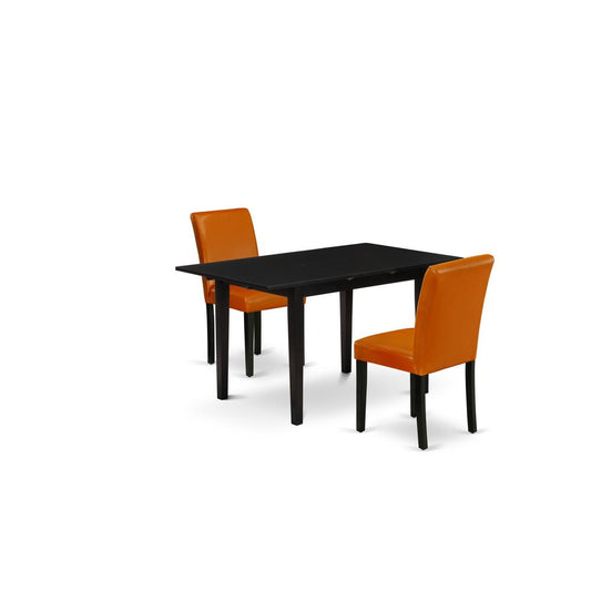 Dining Table - Dining Chairs NOAB3 - BLK - 61 By East West Furniture | Dining Sets | Modishstore