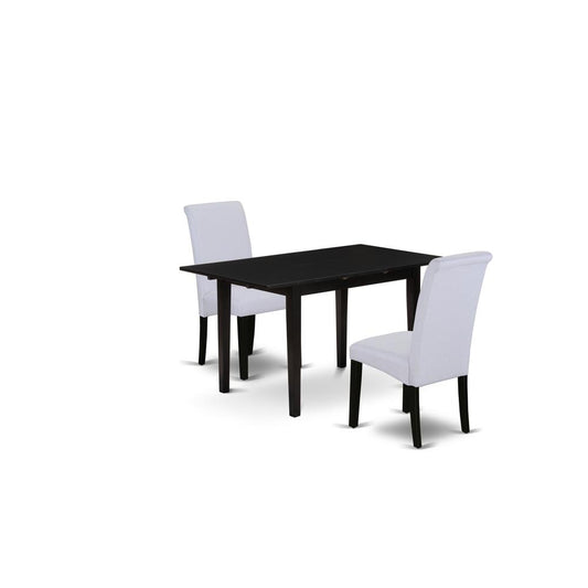 Dining Table - Dining Chairs NOBA3 - BLK - 05 By East West Furniture | Dining Sets | Modishstore