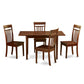 5 Pc Kitchen Table Set - Table With Leaf And 4 Dining Table Chairs By East West Furniture | Dining Sets | Modishstore - 2