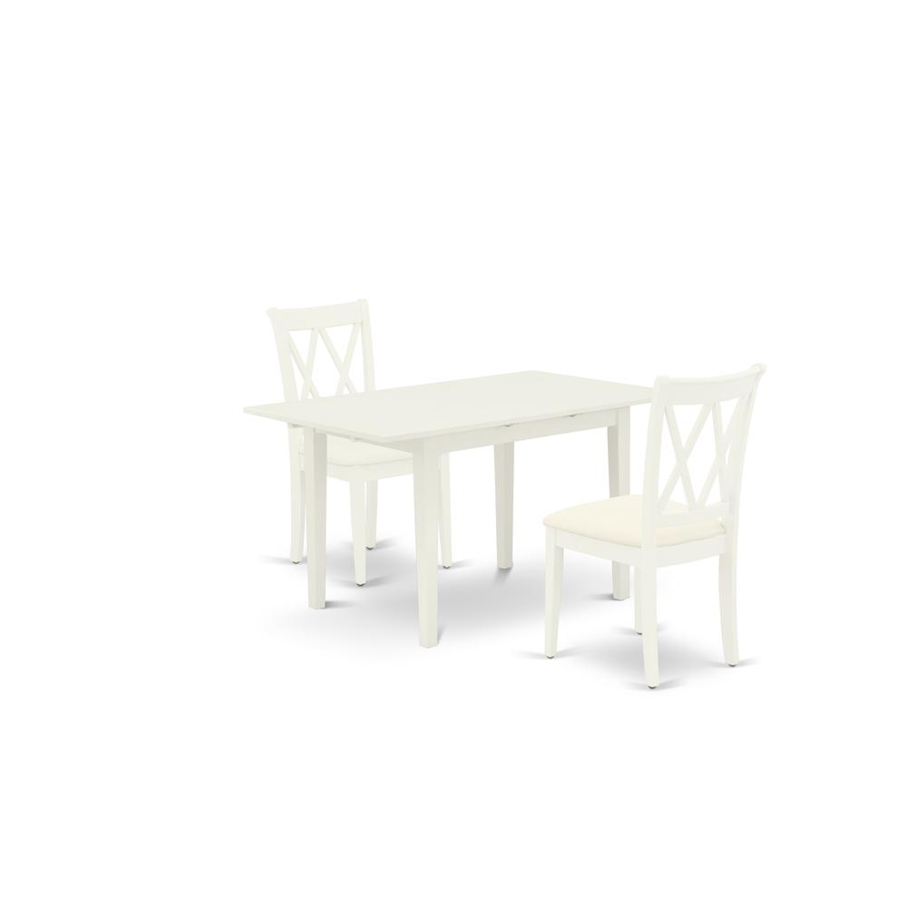 Dining Table - Dining Chairs NOCL3 - LWH - C By East West Furniture | Dining Sets | Modishstore