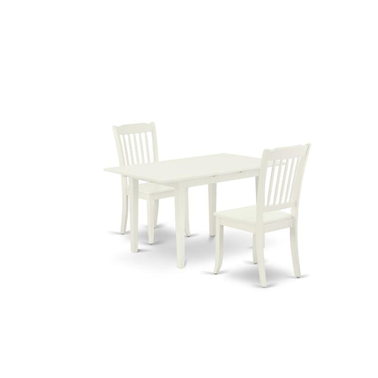 Dining Table - Dining Chairs NODA3 - LWH - W By East West Furniture | Dining Sets | Modishstore