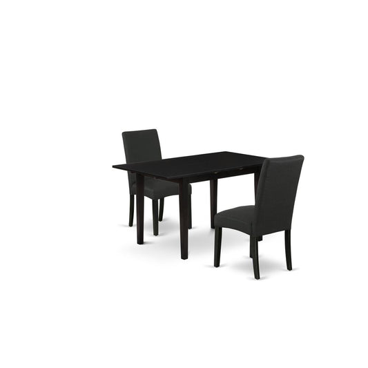 Dining Table - Dining Chairs NODR3 - BLK - 24 By East West Furniture | Dining Sets | Modishstore