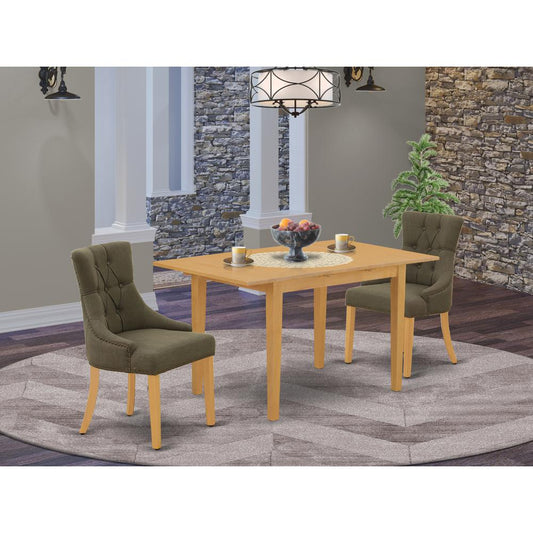 Dining Room Set Oak NOFR3 - OAK - 20 By East West Furniture | Dining Sets | Modishstore