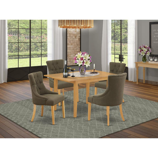 Dining Room Set Oak NOFR5 - OAK - 20 By East West Furniture | Dining Sets | Modishstore