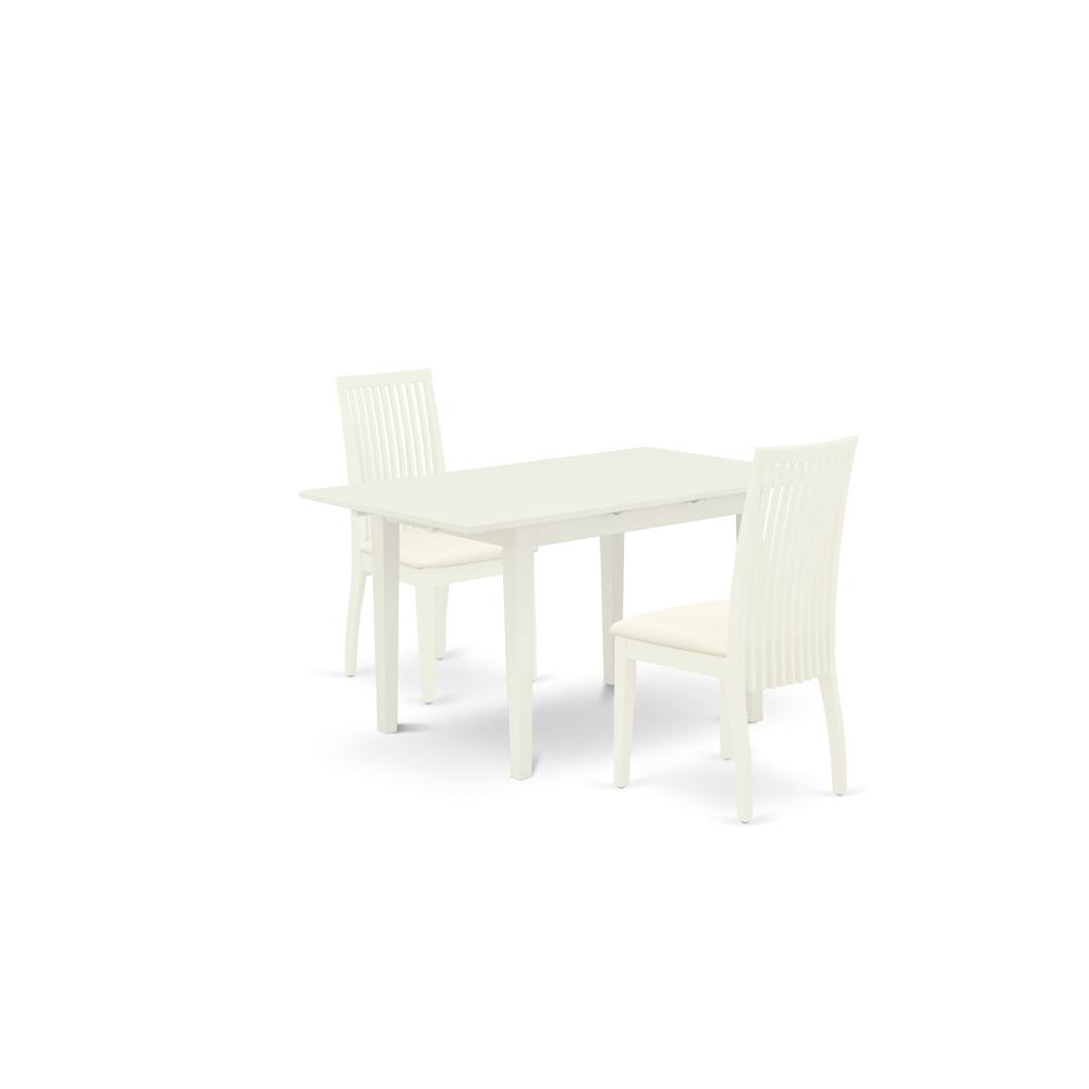 Dining Table - Dining Chairs NOIP3 - LWH - C By East West Furniture | Dining Sets | Modishstore
