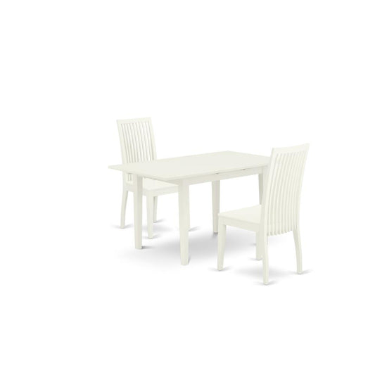 Dining Table - Dining Chairs NOIP3 - LWH - W By East West Furniture | Dining Sets | Modishstore