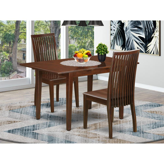 Dining Room Set Mahogany NOIP3-MAH-W By East West Furniture | Dining Sets | Modishstore