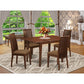 Dining Room Set Mahogany NOIP5-MAH-C By East West Furniture | Dining Sets | Modishstore