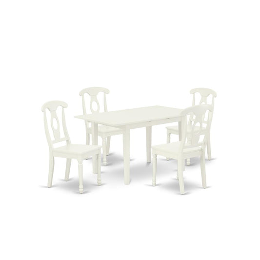 Dining Table - Dining Chairs NOKE5 - LWH - W By East West Furniture | Dining Sets | Modishstore