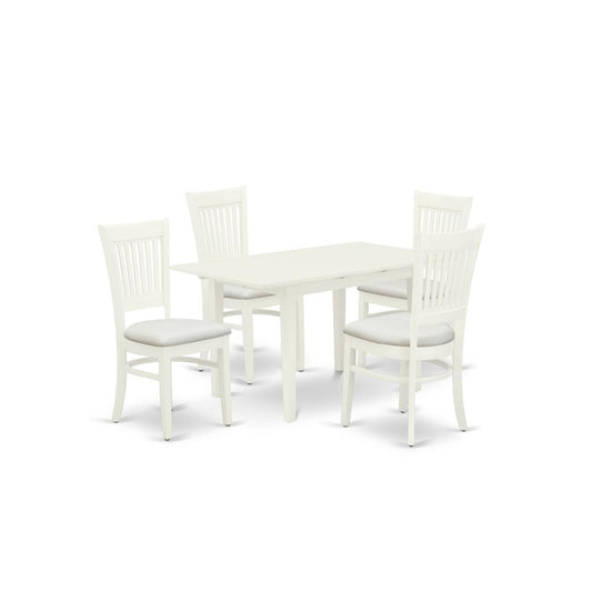 Dining Table - Dining Chairs NOVA5 - LWH - C By East West Furniture | Dining Sets | Modishstore