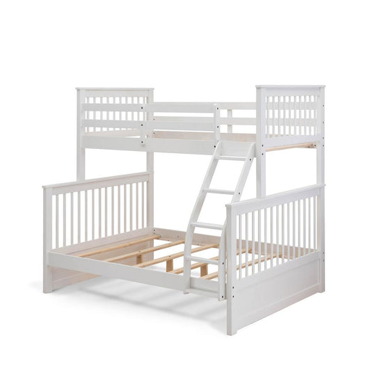 Youth Bunk Bed White ODB-05-W By East West Furniture | Beds | Modishstore
