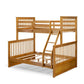 Youth Bunk Bed Oak ODB-09-W By East West Furniture | Beds | Modishstore