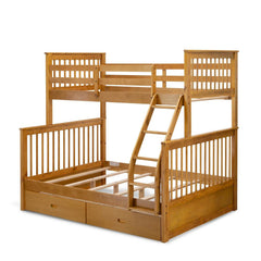 Bunk Bed Headboard and Footboard - Bunk Bed Rails Bunk Bed Drawer ODB - 09 - WA By East West Furniture