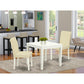 Dining Room Set Linen White OXAB3-LWH-64 By East West Furniture | Dining Sets | Modishstore