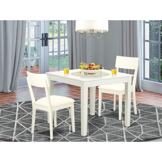 Dining Room Set Linen White OXAD3-LWH-LC By East West Furniture | Dining Sets | Modishstore