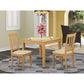 3 Pc Table And Chairs Set - Table And 2 Dining Chairs By East West Furniture | Dining Sets | Modishstore - 2