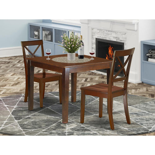 Dining Room Set Mahogany OXBO3-MAH-W By East West Furniture | Dining Sets | Modishstore