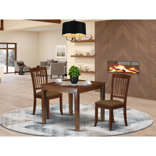 Dining Room Set Mahogany OXDA3-MAH-C By East West Furniture | Dining Sets | Modishstore