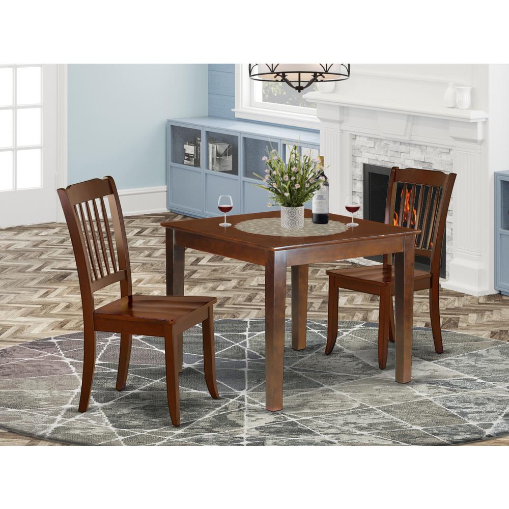 Dining Room Set Mahogany OXDA3-MAH-W By East West Furniture | Dining Sets | Modishstore