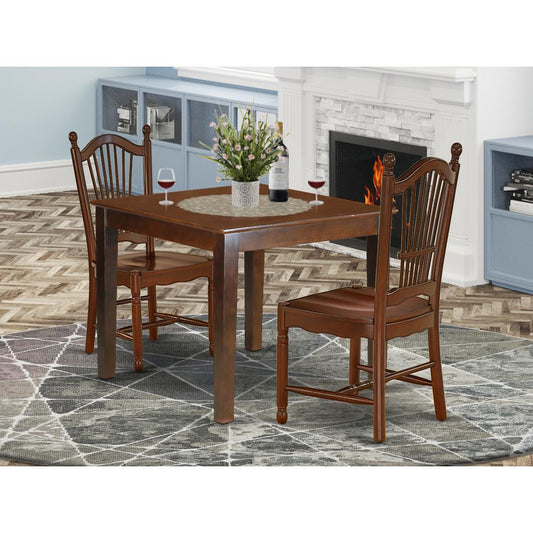 Dining Room Set Mahogany OXDO3-MAH-W By East West Furniture | Dining Sets | Modishstore