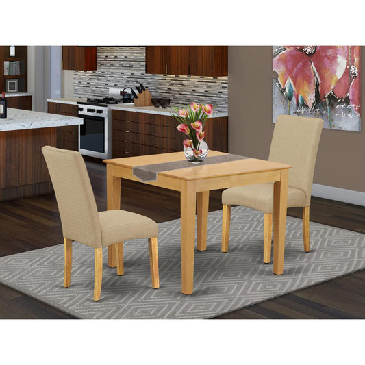 Dining Room Set Oak OXDR3-OAK-16 By East West Furniture | Dining Sets | Modishstore