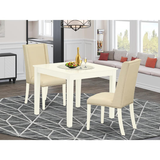 Dining Room Set Linen White OXFL3 - LWH - 01 By East West Furniture | Dining Sets | Modishstore
