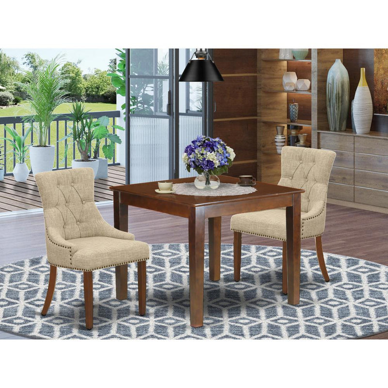 Dining Room Set Mahogany OXFR3-MAH-05 By East West Furniture | Dining Sets | Modishstore
