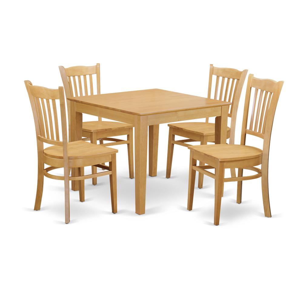 5 Pc Kitchen Table set - Kitchen dinette Table and 4 Dining Chairs By East West Furniture | Dining Sets | Modishstore