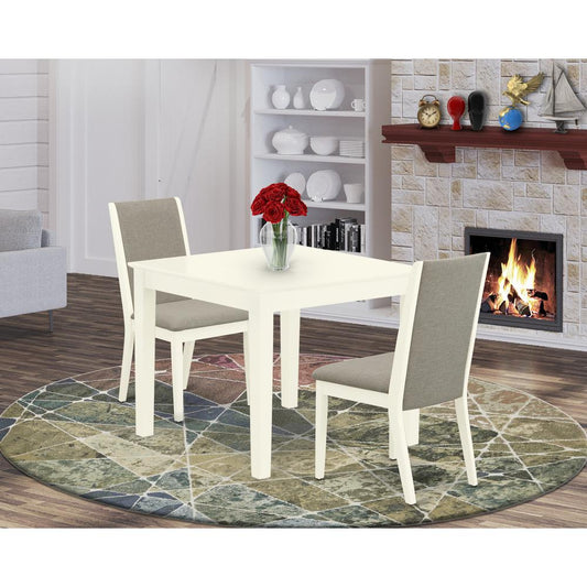 Dining Room Set Linen White OXLA3 - LWH - 06 By East West Furniture | Dining Sets | Modishstore