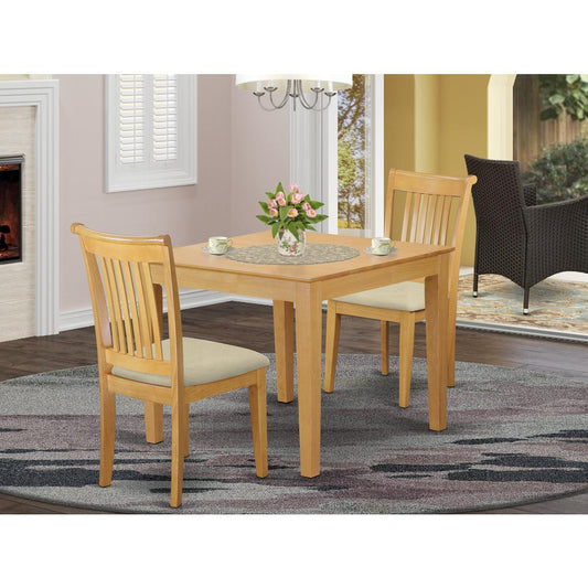 Dining Room Set Oak OXPO3-OAK-C By East West Furniture | Dining Sets | Modishstore